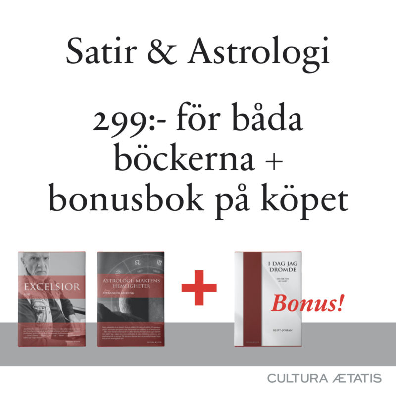 Tre böcker till kampanjpris. Röda serien.